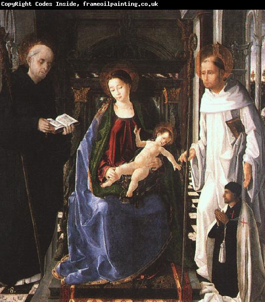 Pablo de San Leocadio The Virgin with a Knight of Montesa